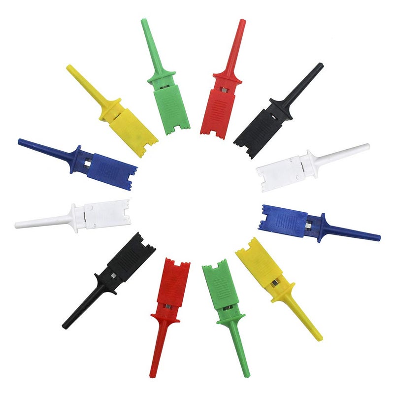 KeeYees USB Logic Analyzer Device with 12PCS 6 Colors Test Hook Clip Set USB Cable 24MHz 8CH 8 Channel UART IIC SPI Debug for Arduino FPGA M100 SCM - Image 2